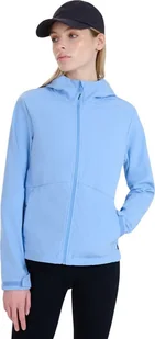 Kurtka damska softshell 4F F320 niebieska 4FWSS25TSOFF320 33S L - Kurtki i kamizelki sportowe damskie - miniaturka - grafika 1