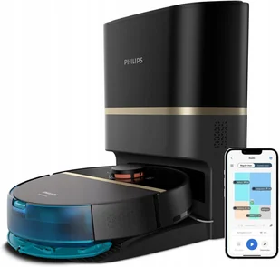Robot sprzątający Philips Homerun seria 7000 robot odkurzający stacja ssąca 180min czarny - Roboty sprzątające - miniaturka - grafika 1