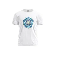 Koszulki męskie - Green Fish, Męski T-shirt z cyfrowym nadrukiem,% 100 bawełna, biały, na co dzień, męskie topy, rozmiar: S, biały, S - miniaturka - grafika 1