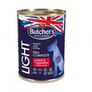 Mokra karma dla psów - Butchers Blue Light z wołowiną i warzywami puszka 400g - miniaturka - grafika 1
