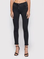 Spodnie damskie - Patrizia Pepe Jeansy CP0509/D1HIN-K428 Czarny Slim Fit - miniaturka - grafika 1