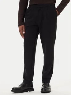 Calvin Klein Chinosy LV04LE613G Czarny Slim Fit - Spodnie męskie - miniaturka - grafika 1