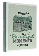 Albumy fotograficzne - Poldom Album kieszeniowy szyty 10x15/200 B46200S HIGHLAND granatowy ALB311 - miniaturka - grafika 1