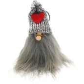 Ozdoby bożonarodzeniowe - ZAWIESZKA DŁUGOBRODY MIKOŁAJ SZARY - miniaturka - grafika 1