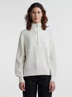 Swetry damskie - Pieces Sweter w kolorze kremowym - miniaturka - grafika 1