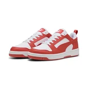 Buty trekkingowe damskie - Sneakersy Rebound V6 Low PUMA White Red Fire - miniaturka - grafika 1