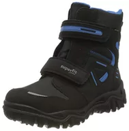 Śniegowce damskie - Superfit Husky ciepła podszewka Gore-tex Śniegowce Chłopcy, Czarno-niebieski 000, 31 EU - miniaturka - grafika 1