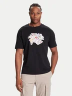 Koszulki męskie - New Balance T-Shirt MT53905 Czarny Regular Fit - miniaturka - grafika 1