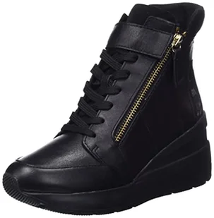 Geox Zosma D168LE 08522 damskie sztyblety, czarny, 38 EU - Botki damskie - miniaturka - grafika 1