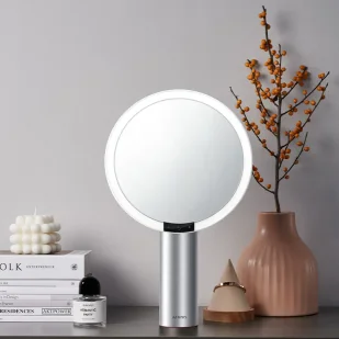 AMIRO Białe Lusterko kosmetyczne z podświetleniem LED AML009N - Lusterka do makijażu - miniaturka - grafika 10