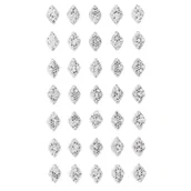 Zabawki kreatywne - Kryształki samoprzylepne diamenty 35szt - Dalprint - miniaturka - grafika 1