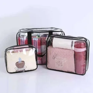 Kosmetyczka przezroczysta 3w1 Soulima 21448 - Pozostałe akcesoria do makijażu - miniaturka - grafika 5