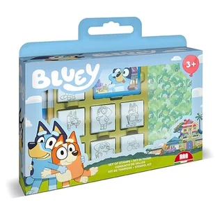 Bluey - pieczątki w walizce 7szt Dante - Zabawki kreatywne - miniaturka - grafika 1