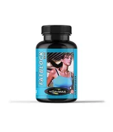 Odchudzanie i oczyszczanie - Vitalmax, Fatblock Base, Preparat Na Odchudzanie, 120 kaps. - miniaturka - grafika 1