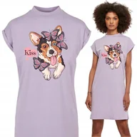 Koszule damskie - Koszula Nocna Lawendowa KISS PIESEK Mix Wzory S - miniaturka - grafika 1