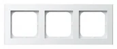 Klawisze i ramki - Ospel Ramka  potrójna SONATA - biały mat - miniaturka - grafika 1