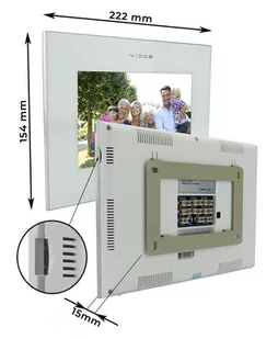 Wideodomofon Wielorodzinny WIFI Vidos X M11W-X + S11-4 FullHD Android Podczerwień RFID MicroSD - Wideodomofony - miniaturka - grafika 4