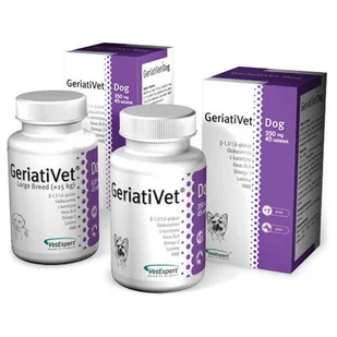 Producent Geriativet Dog Large 45 Tabletek - Suplementy i witaminy dla psów - miniaturka - grafika 2