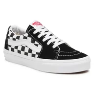 Trampki damskie - Vans Tenisówki Sk8-Low VN0A4UUK4W71 (Canvas/Suede)Blkchckrbrd - miniaturka - grafika 1