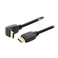 Kable komputerowe i do monitorów - Blow Kabel Hdmi-hdmi Classic kątowy 3m 92-604 - miniaturka - grafika 1