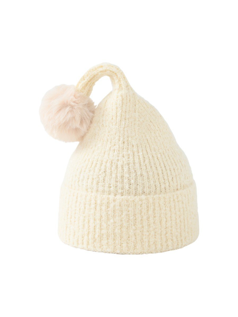 Dziewczęca czapka zimowa Smurf ecru Be Snazzy r.54/58