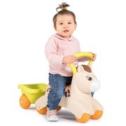 Jeździki dla dzieci - Smoby Pierwszy Jeździk Pony Ride-On Kucyk z Przyczepką 721500 - miniaturka - grafika 1