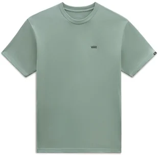 t-shirt VANS LEFT CHEST LOGO TEE Iceberg Green - Koszulki męskie - miniaturka - grafika 1