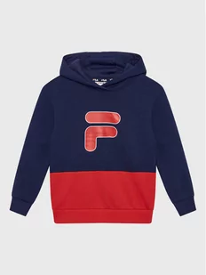 Fila Bluza Bielefeld FAK0101 Granatowy Regular Fit - Odzież sportowa dziecięca - miniaturka - grafika 1