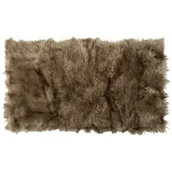 Dywany - Dywan Skóra Patchwork 70 x 140 cm ciemnobeżowy - miniaturka - grafika 1