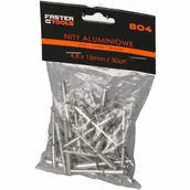 Nity - Nity aluminiowe 4,8 x 15 mm 50 sztuk FASTER TOOLS - miniaturka - grafika 1