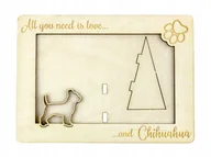 Ramki na zdjęcia - Chihuahua krótkowłosa ramka na zdjęcie z psem - miniaturka - grafika 1