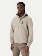 Kurtki męskie - Aeronautica Militare Kurtka bomber 261AB3050UCT04290 Beżowy Regular Fit - miniaturka - grafika 1