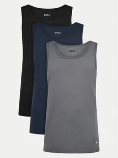 BOSS Komplet 3 tank topów 50532476 Kolorowy Regular Fit - Koszulki męskie - miniaturka - grafika 1