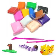 Masy plastyczne - ! BIGTOYS MASA PLASTYCZNA PIANKA PIANKOLINA 12 SZT - miniaturka - grafika 1