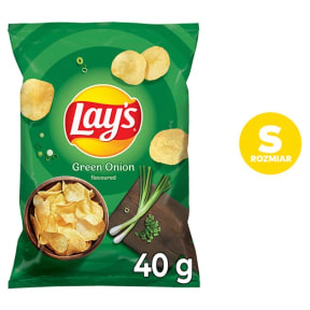 Chipsy ziemniaczane Lay's o smaku zielonej cebulki 40 g