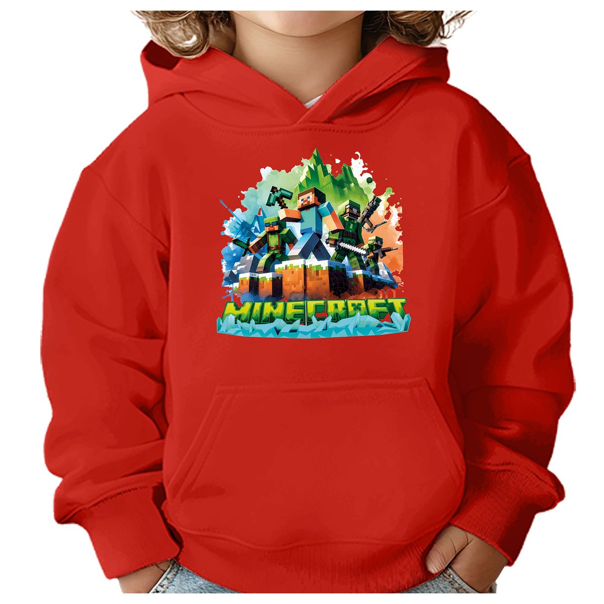 BLUZA DZIECIĘCA MINECRAFT LEGENDS 104 CHŁOPIĘCA DZIEWCZĘCA PREZENT