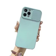 Etui i futerały do telefonów - Camslider Full Etui Pokrowiec Iphone 13 Miętowy - miniaturka - grafika 1