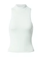 Koszulki i topy damskie - Urban Classics Women's Ladies Short Rib Knit Turtleneck Top T-Shirt, lightmint, L, miętowy, L - miniaturka - grafika 1