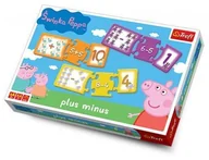 Gry planszowe - TREFL 00622 PLUS MINUS - ŚWINKA PEPPA - miniaturka - grafika 1