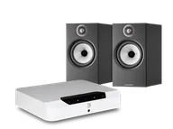 Zestawy stereo - Bluesound POWERNODE EDGE (biały) + 607 S2-biały (czarny) - miniaturka - grafika 1