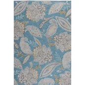 Dywany - Dywan wewnętrzny MULTIDECOR Piar pnącze 160 x 230cm Turkusowy - miniaturka - grafika 1