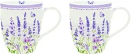 Kubki - KUBKI PORCELANOWE Lawendowa Łąka - 350 ml - KOMPLET 2 szt. 1457 LAVF - miniaturka - grafika 1