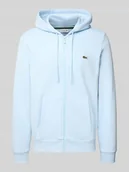 Bluzy męskie - Bluza rozpinana o kroju regular fit z mieszanki bawełny - miniaturka - grafika 1