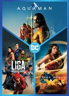 GALAPAGOS DC Pakiet 3 filmów (3DVD) (Aquaman, Liga Sprawiedliwości, Wonder Woman) - Filmy przygodowe DVD - miniaturka - grafika 1