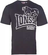 Koszulki męskie - Lonsdale T-shirt męski z długim rękawem, czarny, M - miniaturka - grafika 1