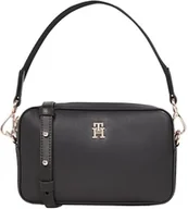 Torebki damskie - Tommy Hilfiger Damska torba na aparat TH Distinct AW0AW16894 Crossover, czarna (czarna), czarny (czarny) - miniaturka - grafika 1