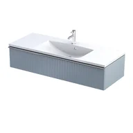 Szafki łazienkowe - Szafka łazienkowa pod umywalkę Oristo Etna 120 cm niebieski mat OR52-SD1S-120-16R - miniaturka - grafika 1
