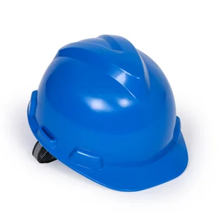 Kask ochronny, 4-punktowy, opakowanie 5 szt., niebieski - Akcesoria BHP - miniaturka - grafika 1