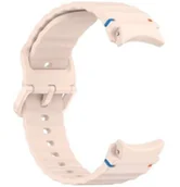 Akcesoria do smartwatchy - Pasek Opaska SMOOTHBAND do SAMSUNG GALAXY WATCH 4 / 5 / 6 / 7 / FE 40 / 42 / 44 / 46 MM pudrowa - miniaturka - grafika 1