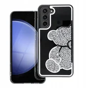 Etui i futerały do telefonów - Futerał TEDDY BEAR do SAMSUNG A16 5G srebrny - miniaturka - grafika 1